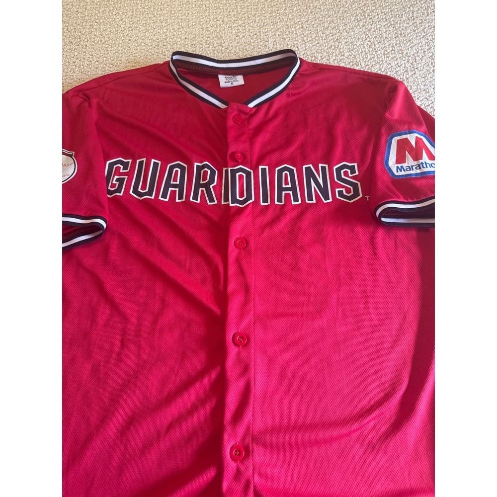 Cleveland Guardians Emmanuel Clase 48 Baseball Jersey Red Size XL BDA Sports MLB